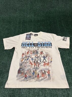 Hellstar 'Go to Heaven' Graphic Short Sleeve Tee - Cream